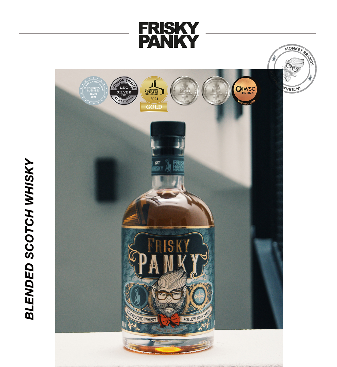 Frisky Panky Blended Scotch Whisky 0.7L
